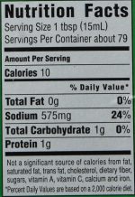 Traditionally Brewed Less Sodium All-Purpose Seasoning Soy Sauce 1.25 Qt (40 Oz) - Image 2